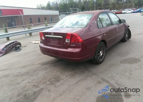 2003 Honda Civic Lx из США, поврежденный, VIN 2HGES16513H615764
